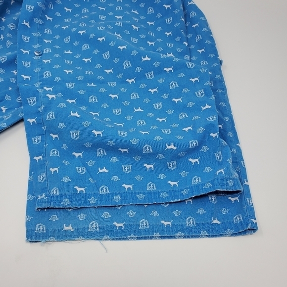 PINK VICTORIA'S SECRET Y2K PHI BETA PINK COTTON SLEEP LOUNGE PANTS BLUE WOMEN M - Picture 10 of 16